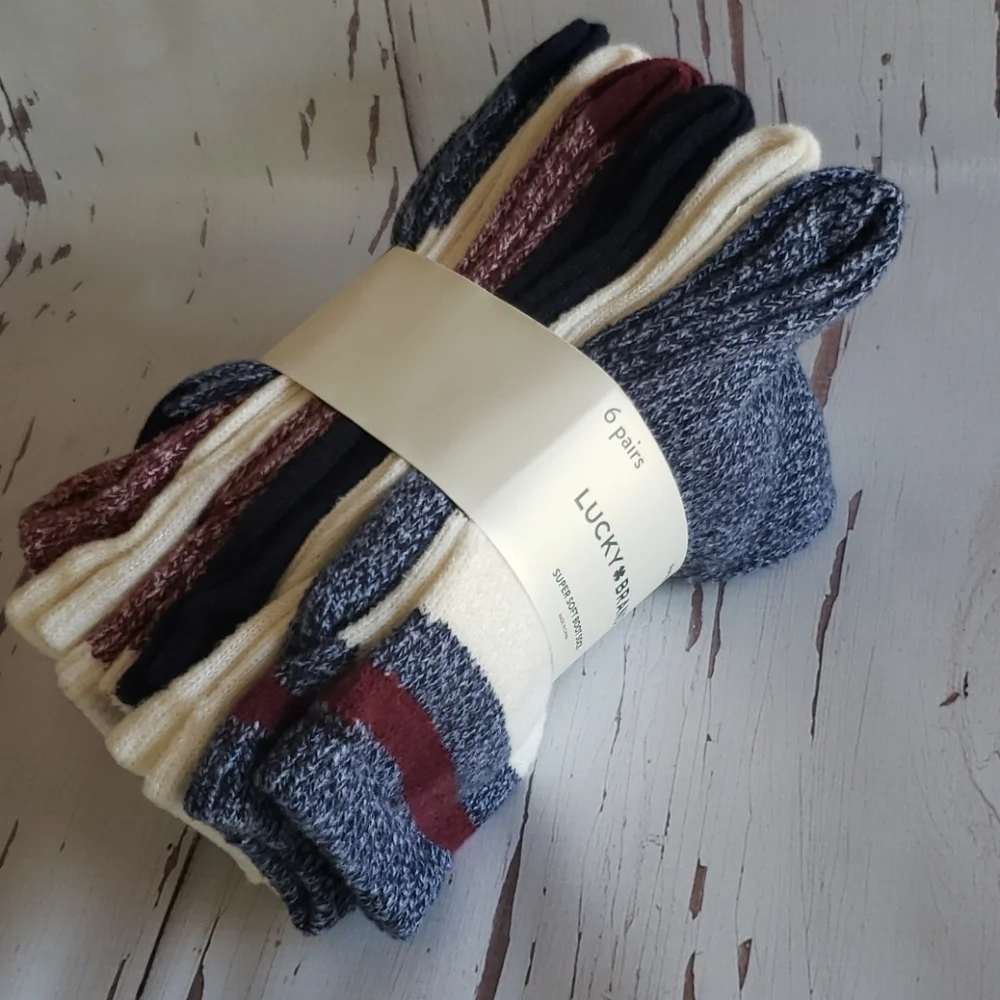 Lucky Brand Boot Socks 4-10 shoe size